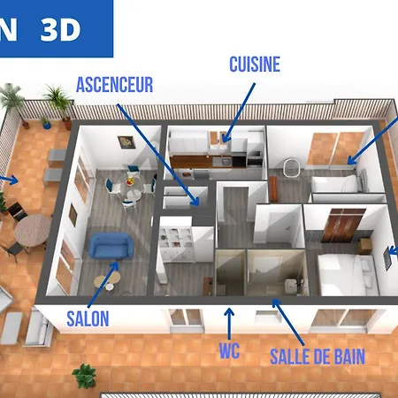 Le Val - Rooftop - Parking - Vca * Cannes